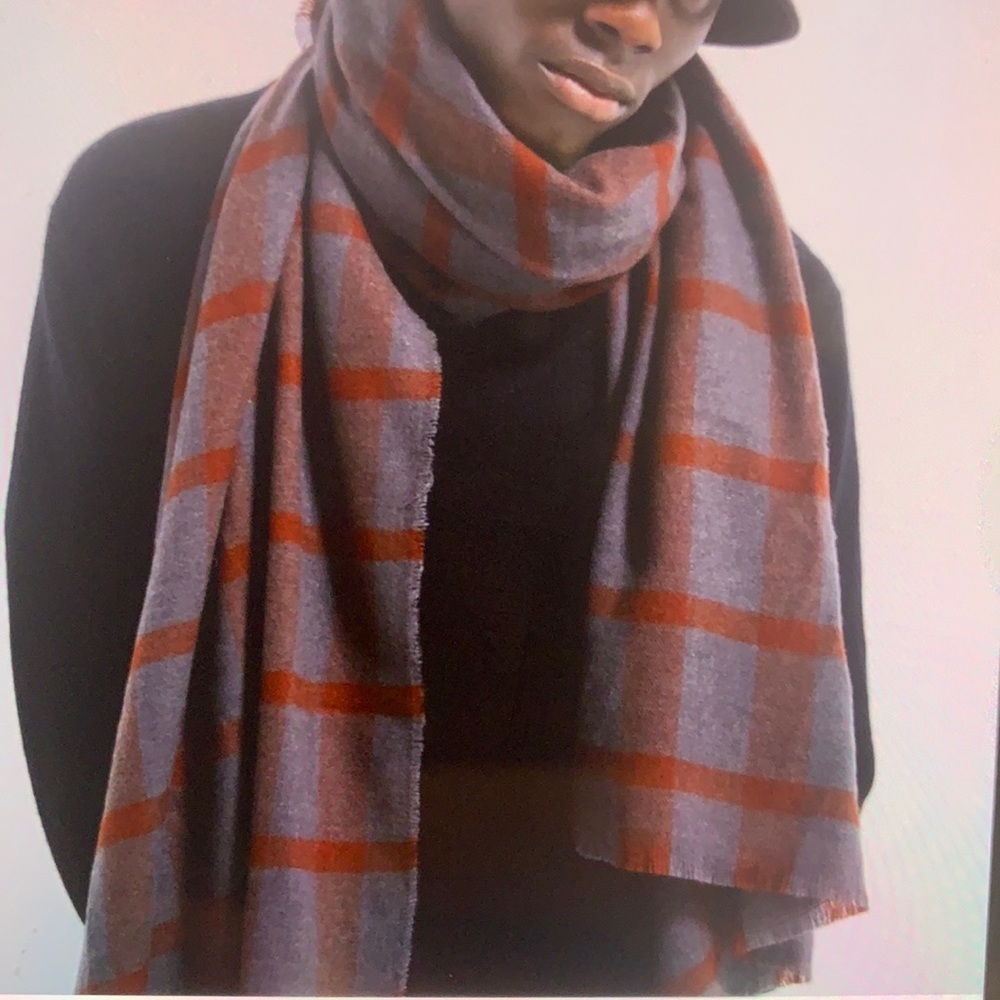 Zara plaid scarf